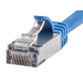 Cat7 26AWG Blindé SFTP Ethernet Câble de raccordement réseau 7FT Bleu